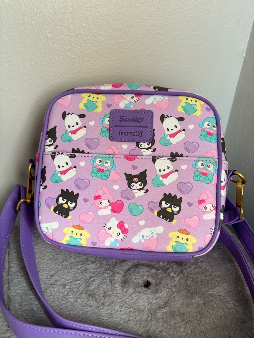 Loungefly Lavender Sanrio Character Crossbody Bag - Picture 6 of 7